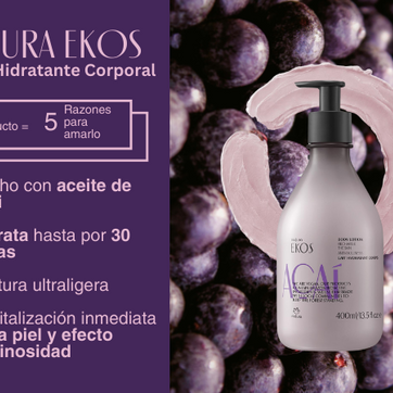PULPA HIDRATANTE CORPORAL ACAI 400ml - imagen 1