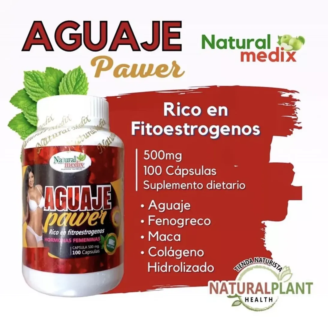 Aguaje Power rico en Fitroestrogeno s 100% Natural 