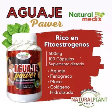 Aguaje Power rico en Fitroestrogeno s 100% Natural  - imagen 2