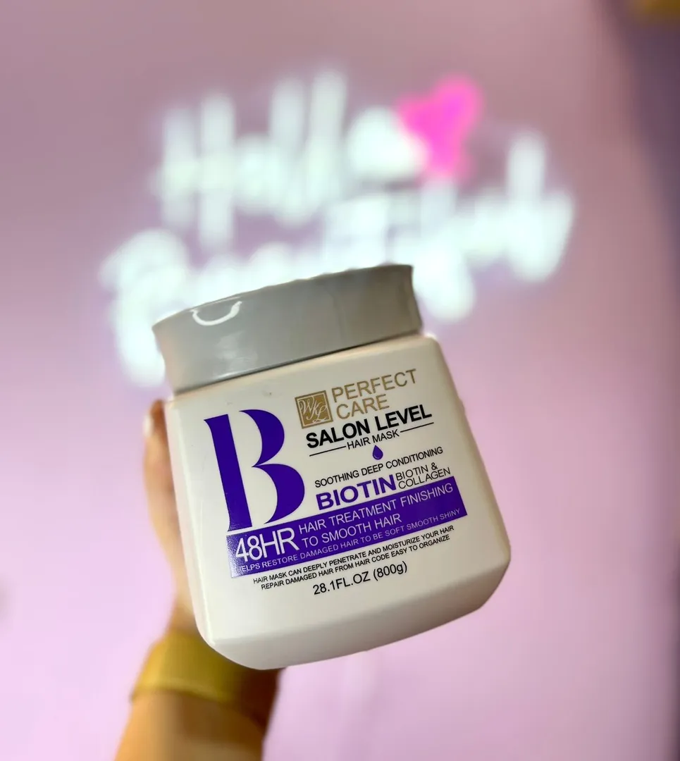 MASCARILLA PARA EL CABELLO CON TRATAMIENTO DE BIOTINA Y COLÁGENO