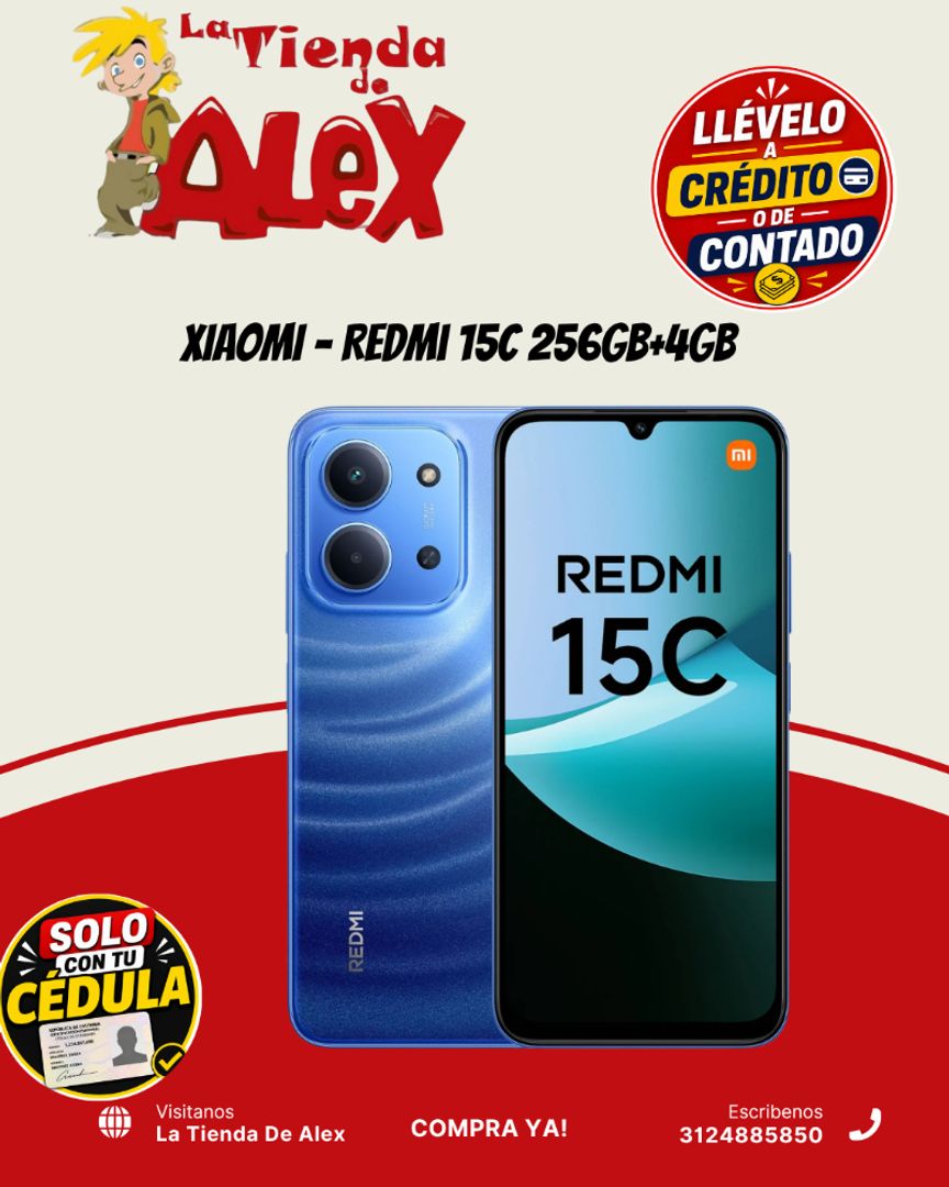 XIAOMI - Redmi 15C 256GB+4GB