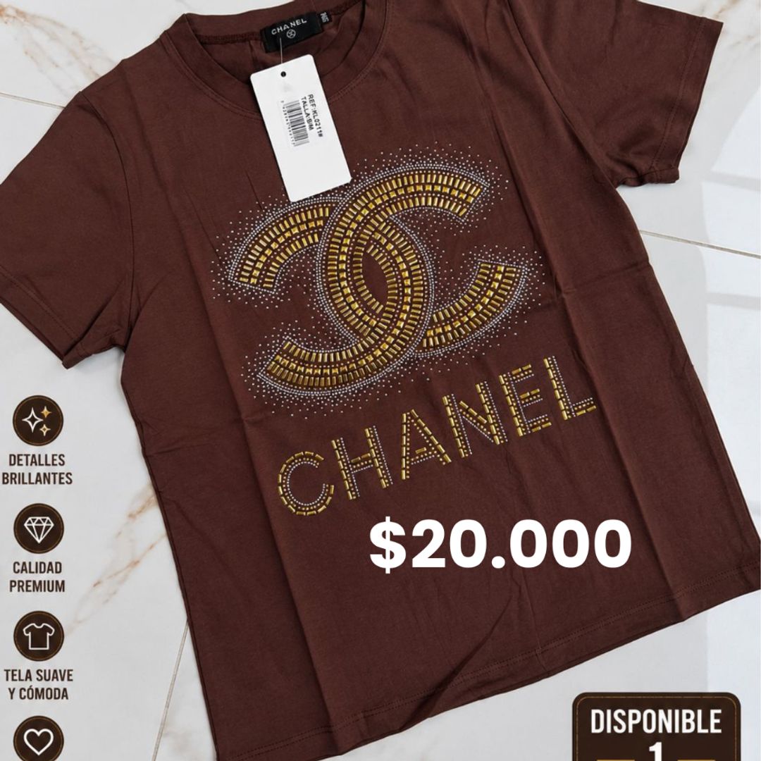 Camiseta Channel mujer
