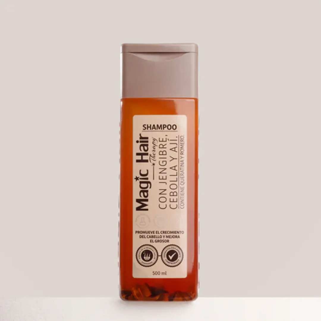 SHAMPOO JENGIBRE, CEBOLLA Y AJI 500ML MAGIC HAIR