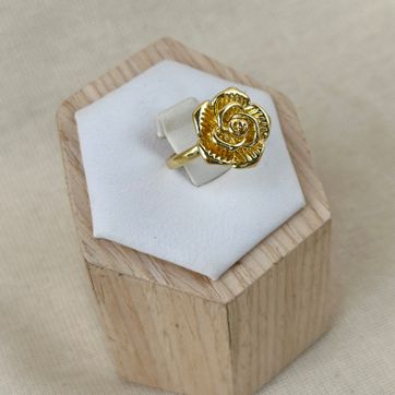 Imagen del producto Anillo flor dorado 