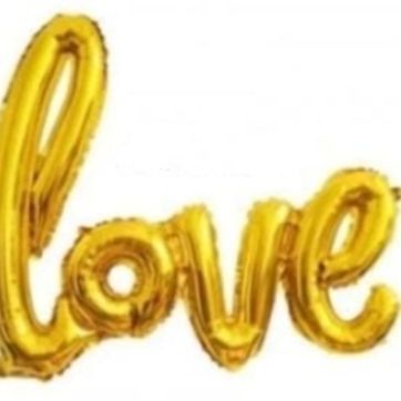 GLOBO FOIL LOVE CURSIVO SURTIDO PEQUEÑO - imagen 1