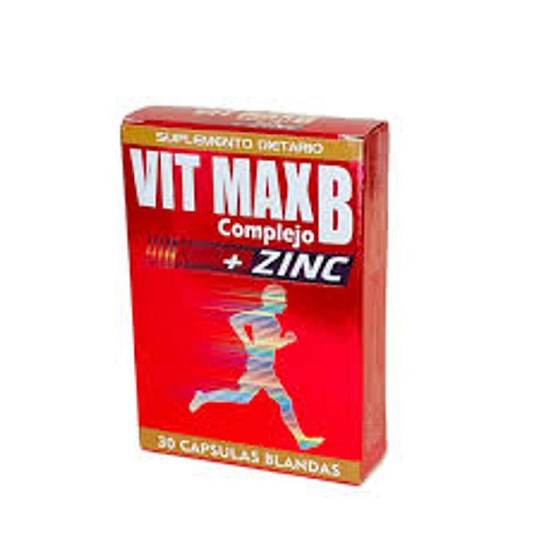VIT MAX B + ZINC SOB X 15 CAPS