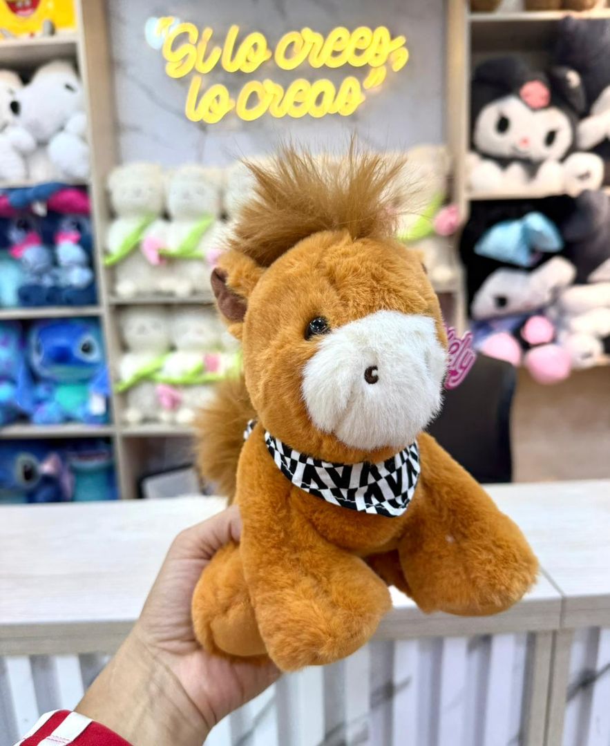 CABALLO PAÑOLETA de peluche 30cm