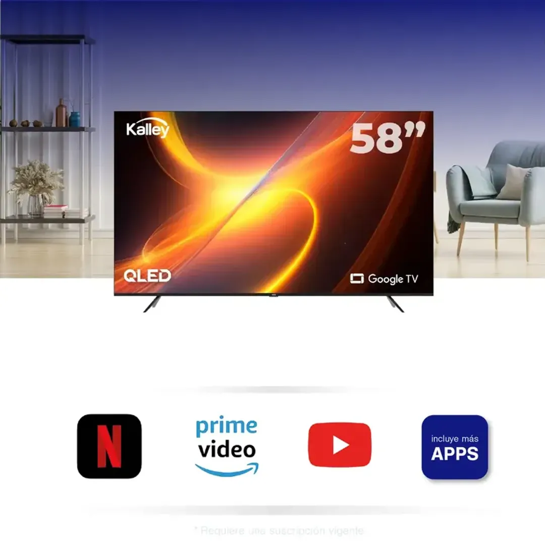 LED KALLEY 58 GOOGLE 4K QLED