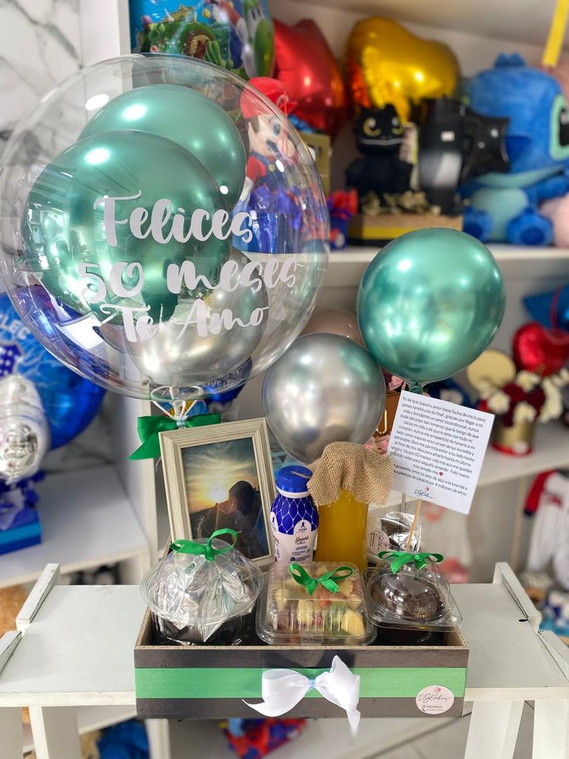 Desayuno personalizado con portarretrato