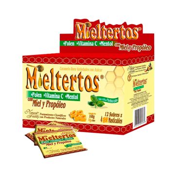 Imagen del producto MIELTERTOS PASTILLAS MASTICABLES SOB X 4 TAB