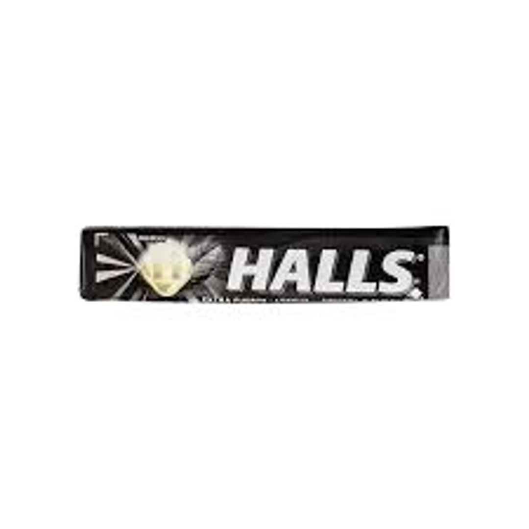 HALLS NEGRO MENTOL*24.75G