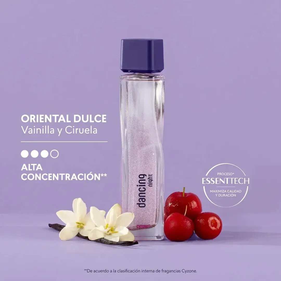Perfume Dancing Night Cyzone Notas Dulces Para Mujer 90ml