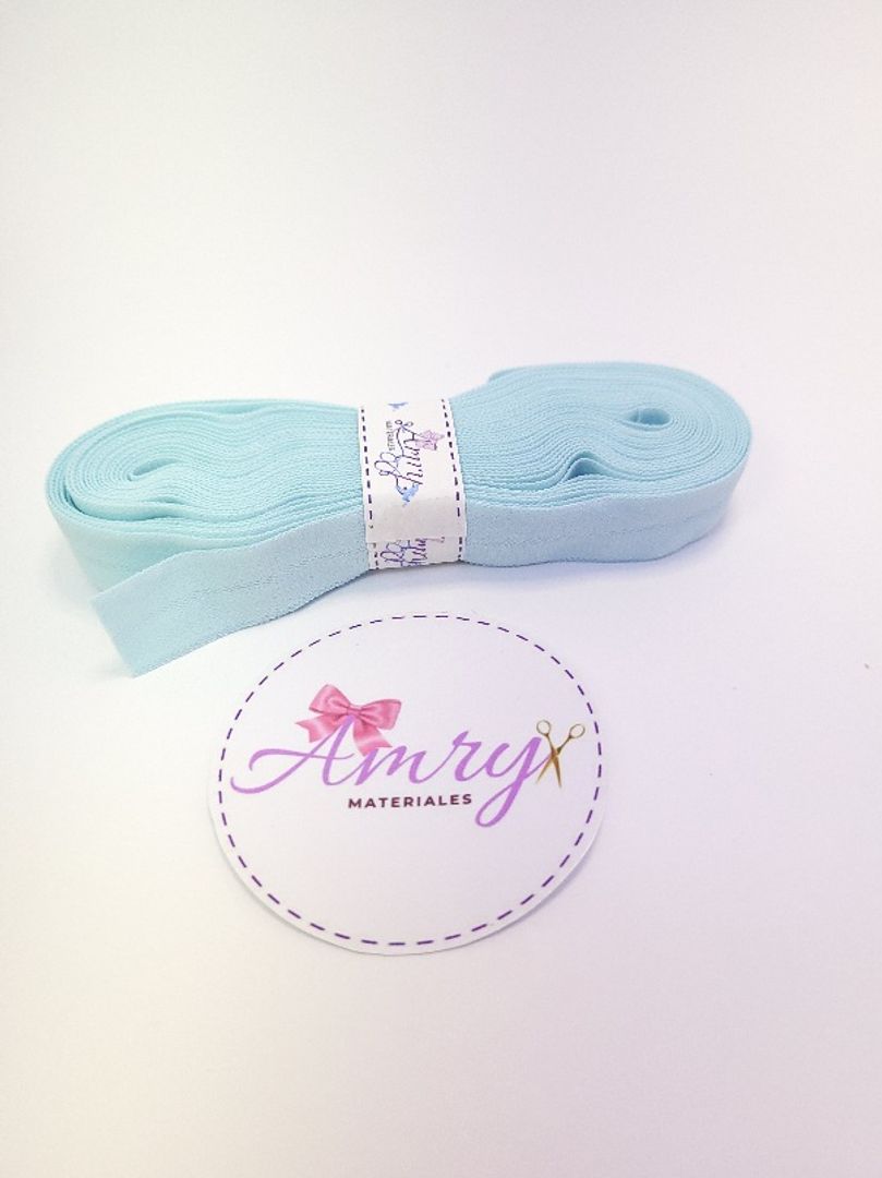 5 mtrs Sesgo 1.5cm Azul Claro