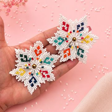 Imagen del producto Maxi Aretes Flor Mandala 