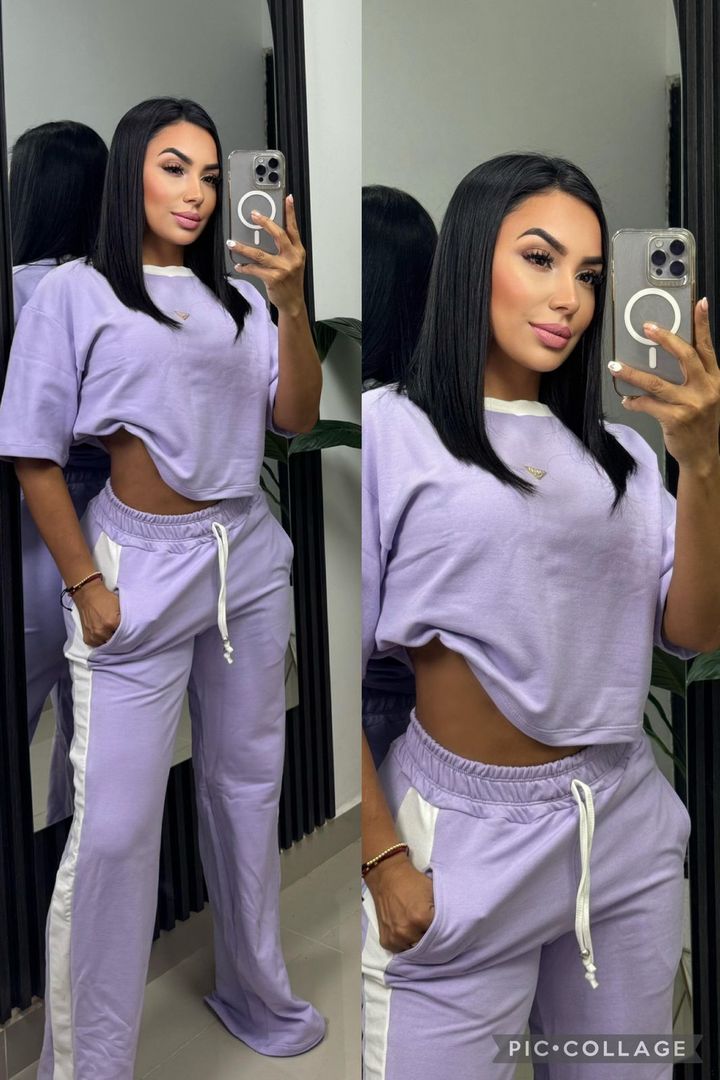 HERMOSO CONJUNTO BOTA RECTA CON LATERAL