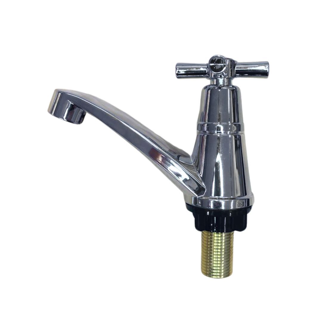 LLAVE LAVAMANOS CRUCETA CROMADA FOCCI