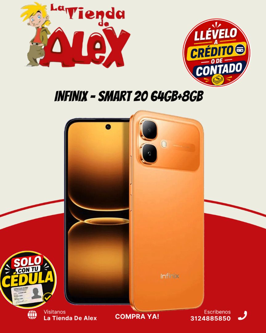 INFINIX - Smart 20 64GB+4GB(+4)