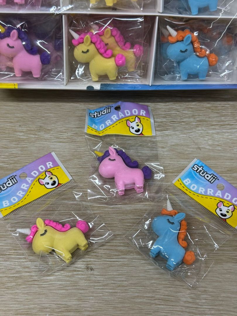 096 BORRADORES MINI DE UNICORNIO