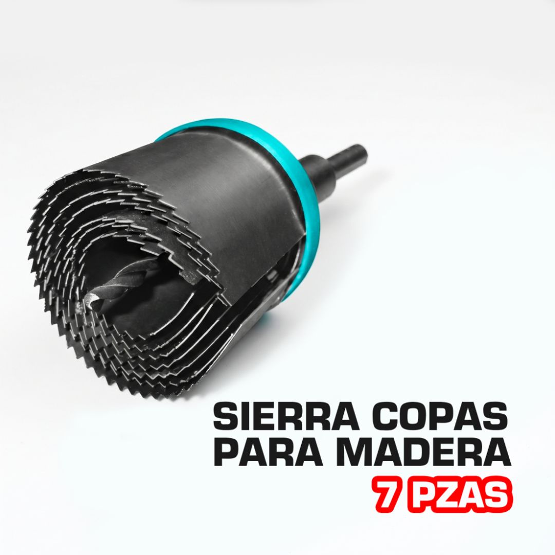SIERRA COPAS PARA MADERA 7 PIEZAS
