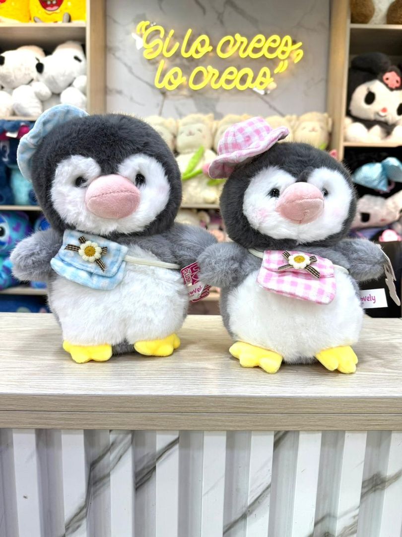 PEL PINGÜINO 28CM  de peluche
