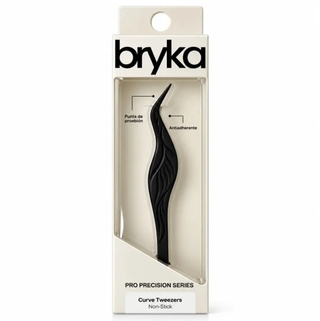 PINZA CURVA PARA PESTAÑAS BRYKA
