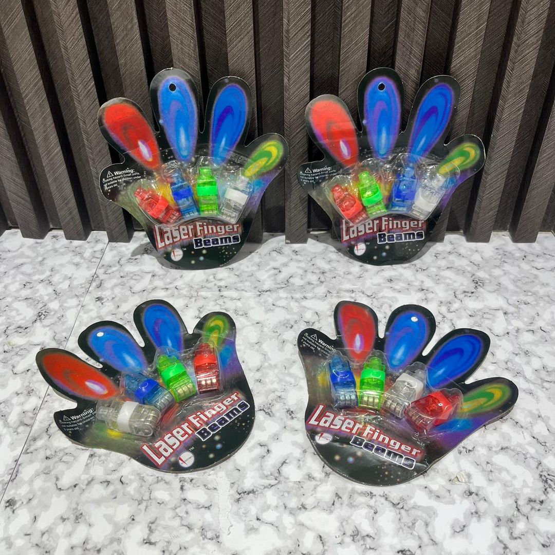 ANILLO DE LUZ LASER X 4 UNIDADES