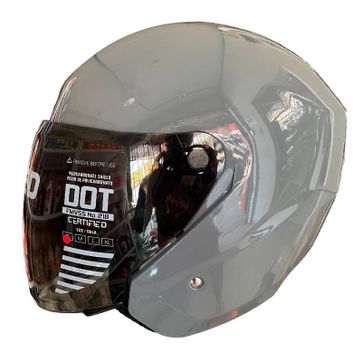CASCO TECH ABIERTO  T-10  COLOR GRIS - imagen 1