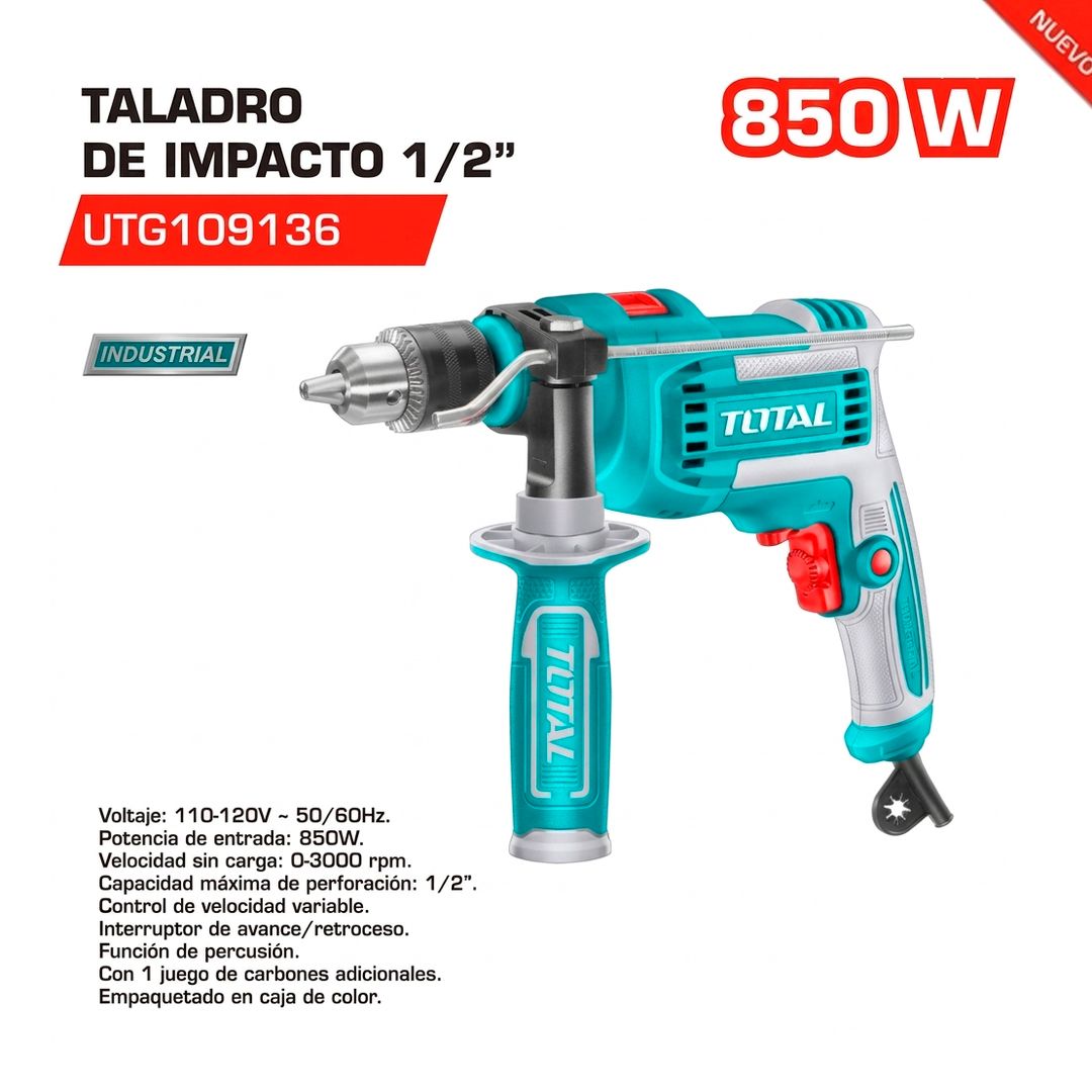 TALADRO 1/2 PERCUTOR 850W