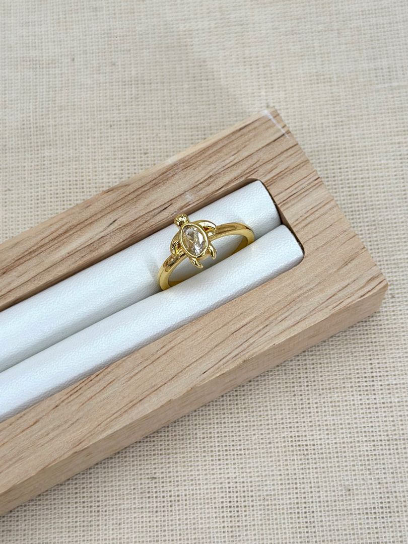 Anillo tortuga piedra 