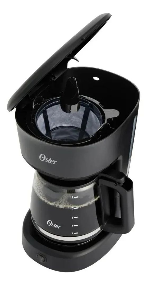 CAFETERA OSTER 12 TAZAS CON FILTRO BVSTDCS121B NEGRO 