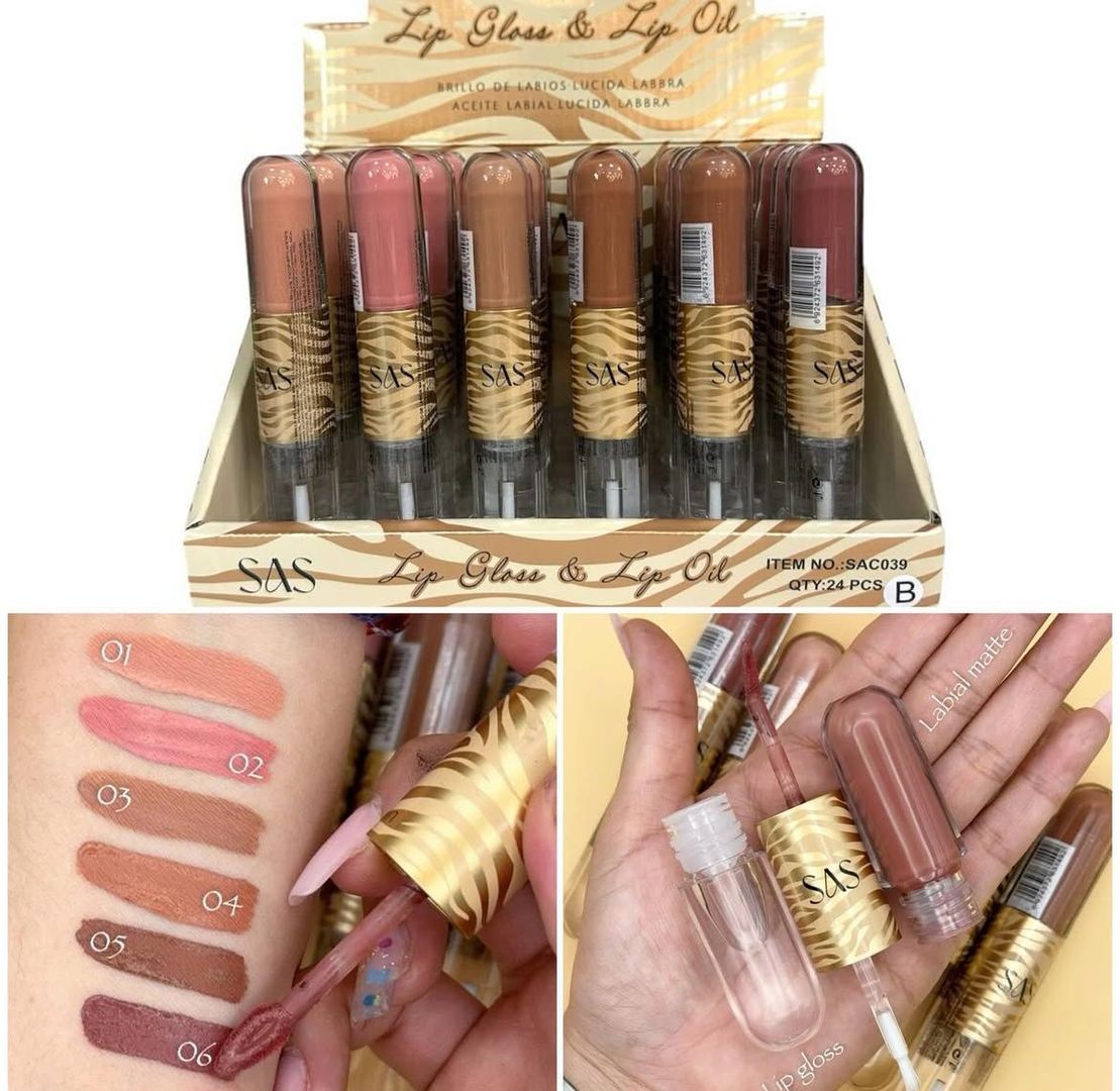 LABIAL MATTE + LIP GLOSS   SAC039B