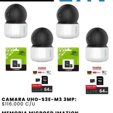 Imagen del producto KIT WIFI UNIVIEW X4 INTERIOR 3MP