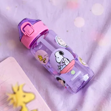 TERMO CON PITILLO SNOOPY 600ML - imagen 1