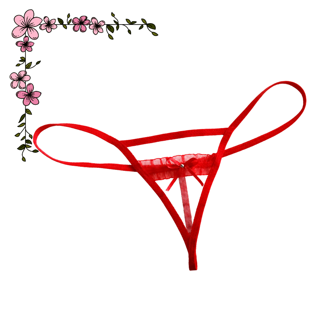 Tanga hilo velo blanco 