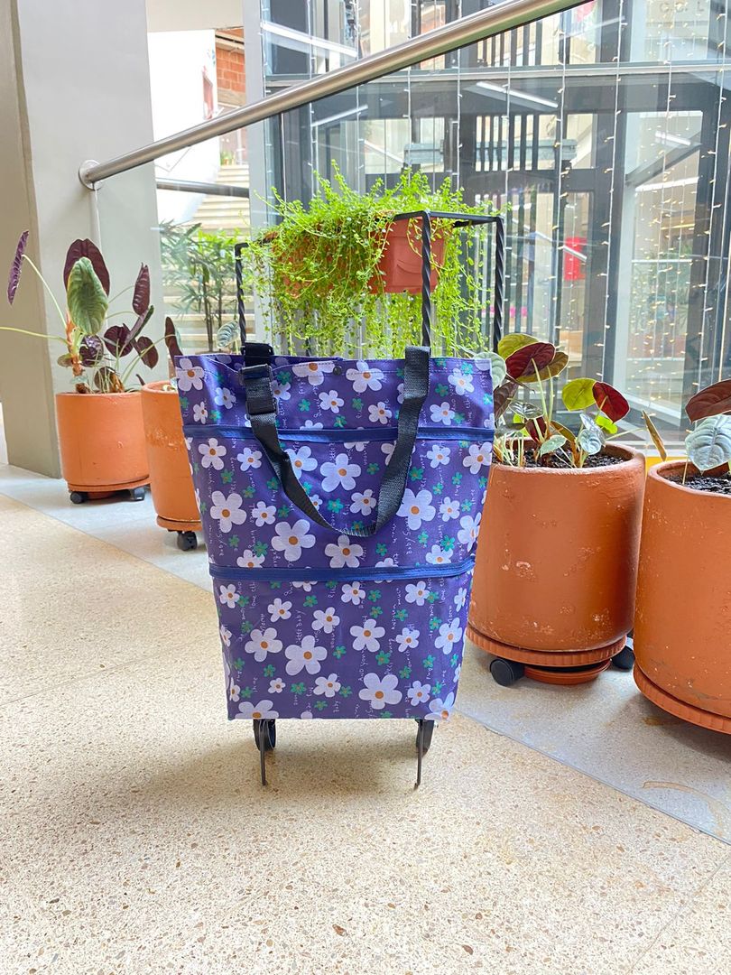 Bolsa con ruedas plegable