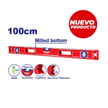 EMTOP NIVEL DE GOTA METALICO 40 "(100CM) SUPER EMTOP - imagen 1