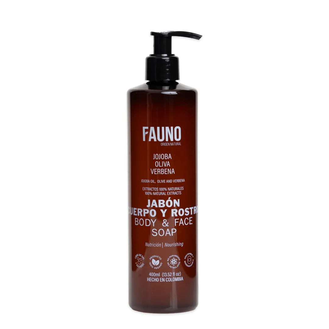 JABON CUERPO Y ROSTRO 400ML FAUNO 
