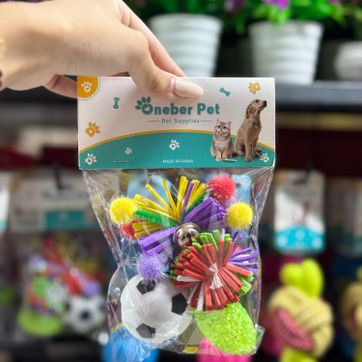 Imagen del producto Kit de Juguetes de Sisal para Gatos