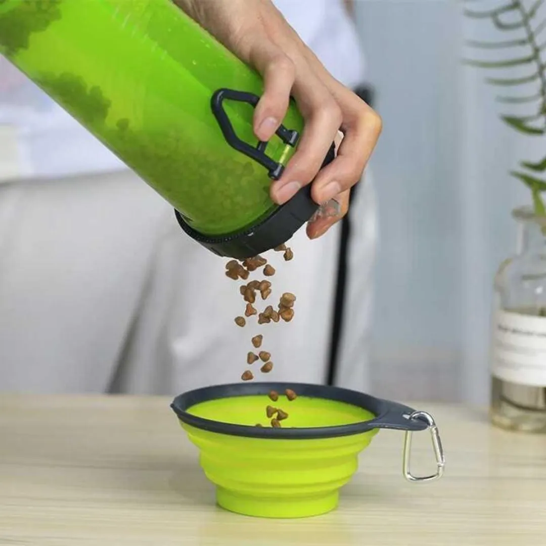 BOTILITO BEBEDERO DE AGUA Y COMIDA MASCOTA