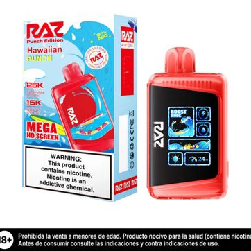 Imagen del producto Raz Hawaiian Punch 25.000 Puffs