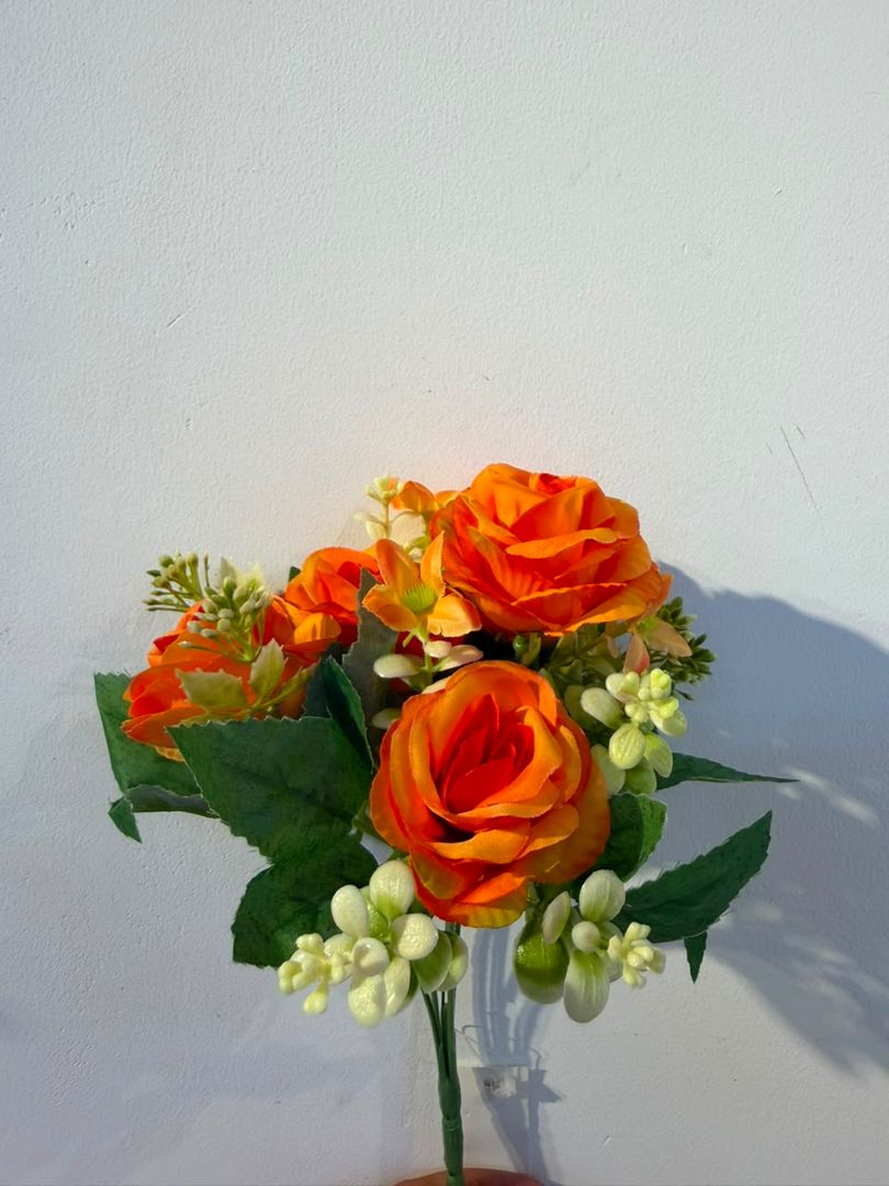 MINI ROSA NARANJA X 5