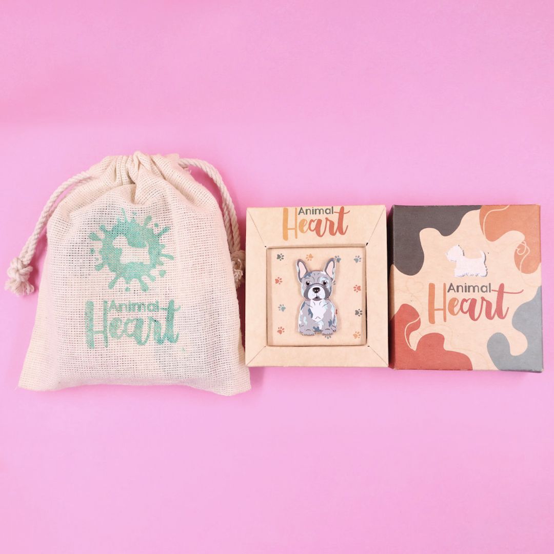 PIN BULLDOG FRANCES MERLE