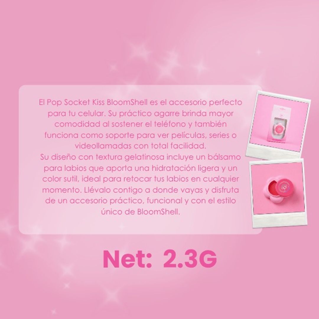 Bloom pocket kiss/ brillo hidratante