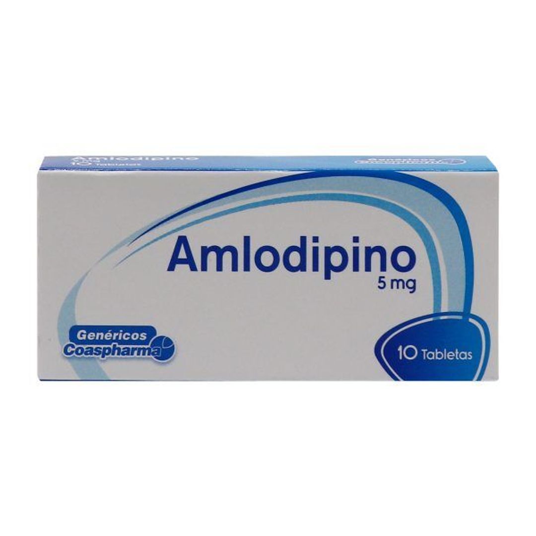 AMLODIPINO 5MG COASPHARMA DIS X 10 TAB