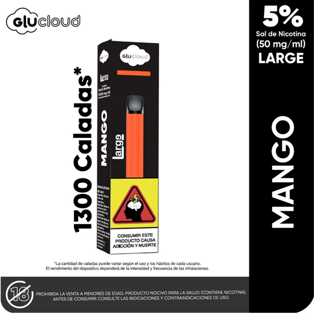 Glucloud Mango 1300 Puffs Large