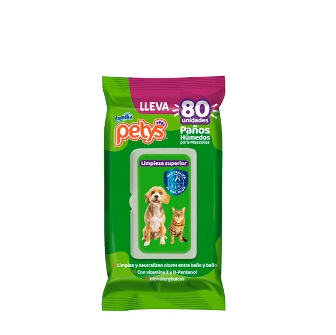 PETYS PAÑOS x 80 