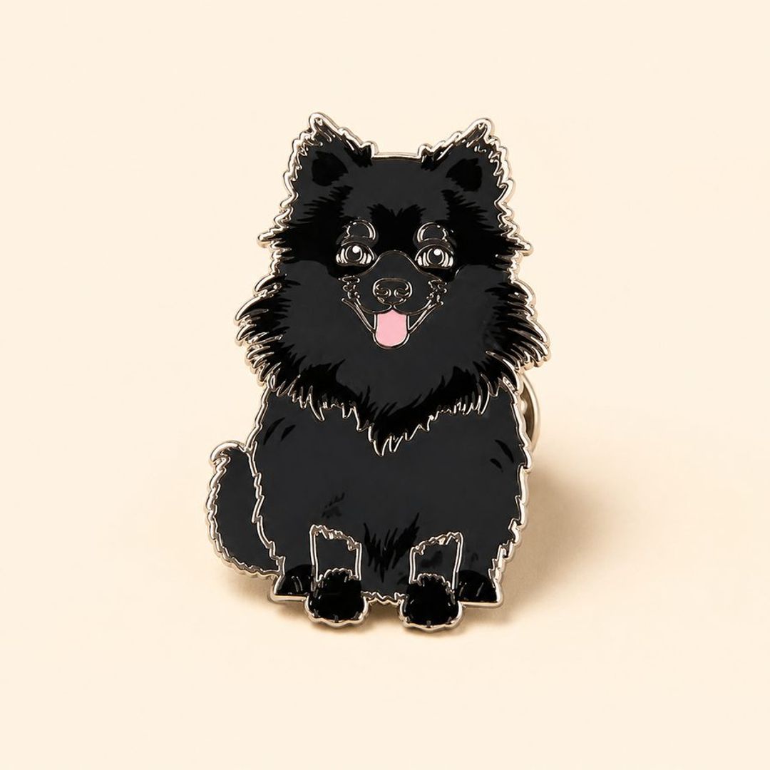 PIN POMERANIA NEGRO