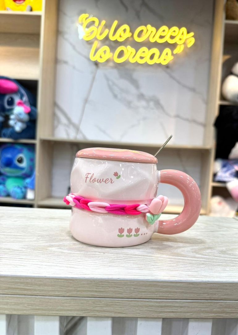 MUG FLORES LAZO