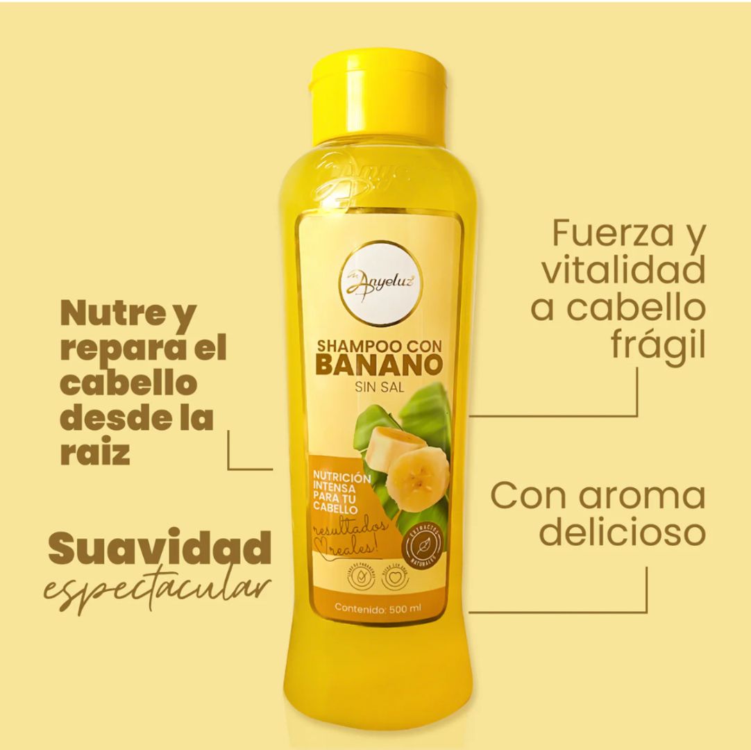 SHAMPOO CON BANANO