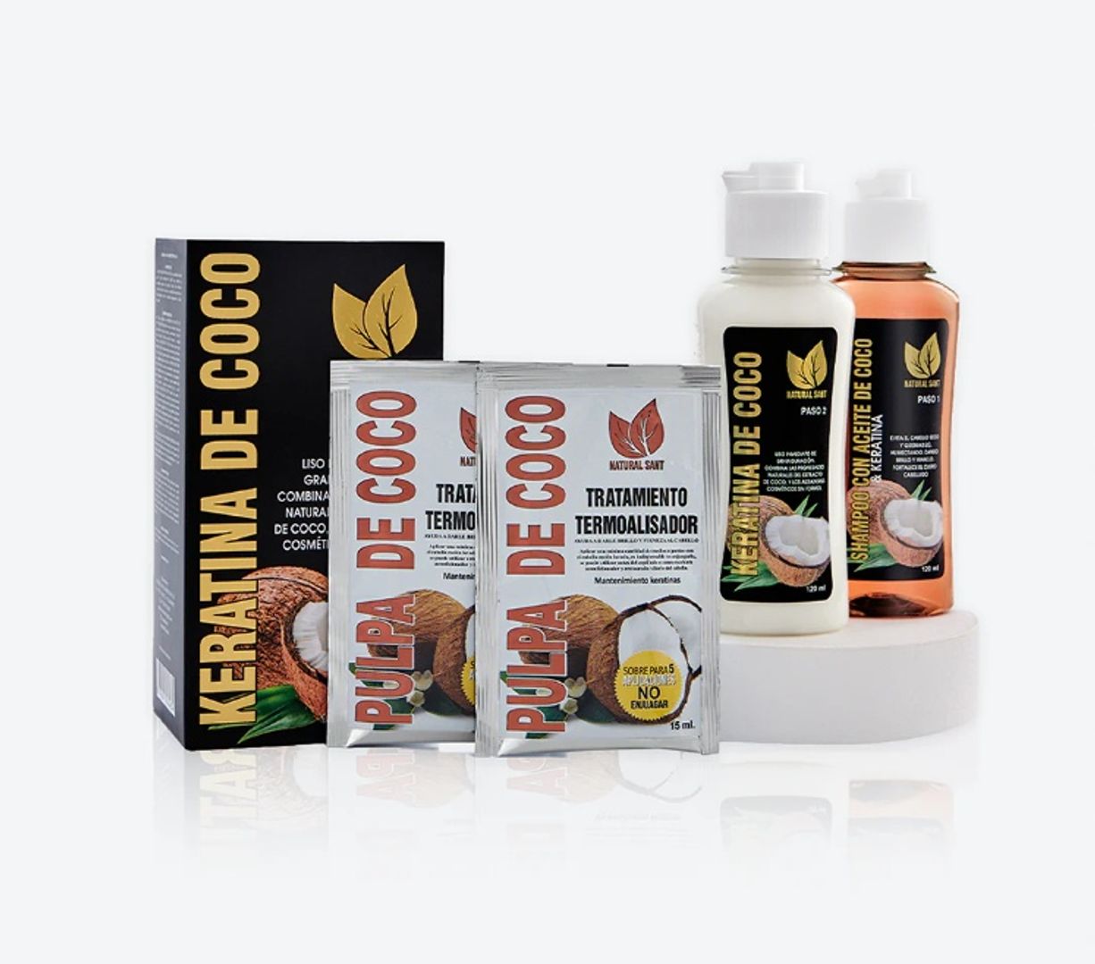 Duo Caja Keratina de Coco x 120ml